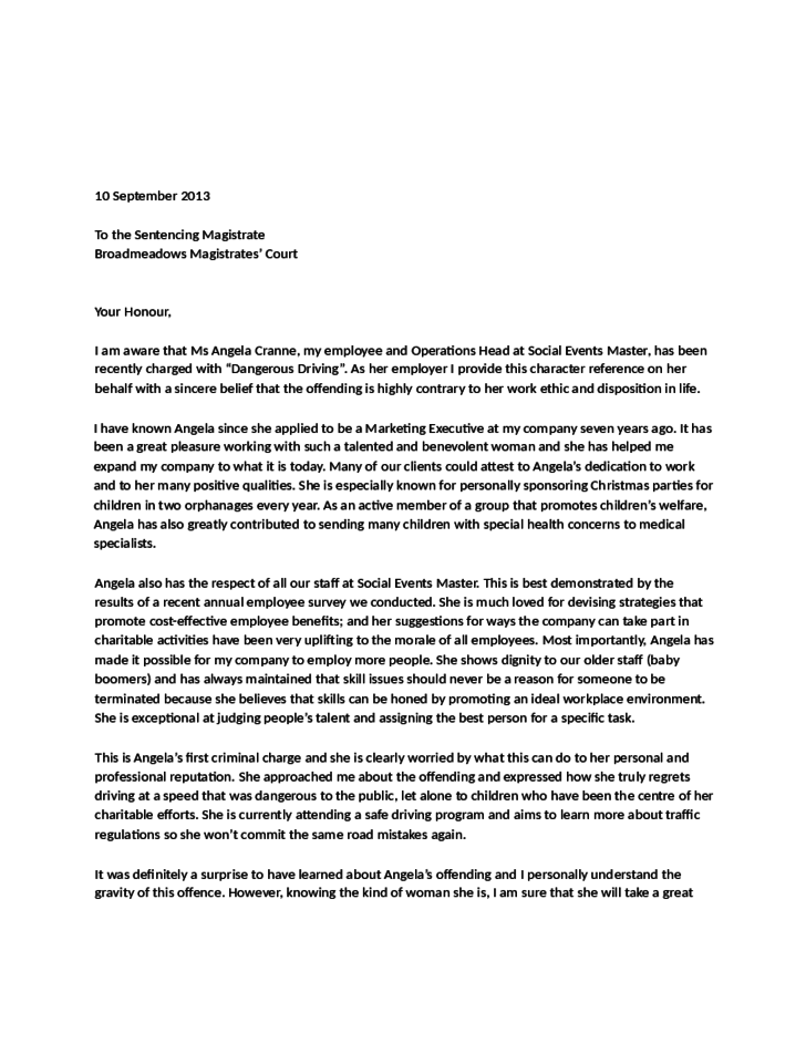 Letter Of Recommendation For Court from www.wordtemplatesdocs.org