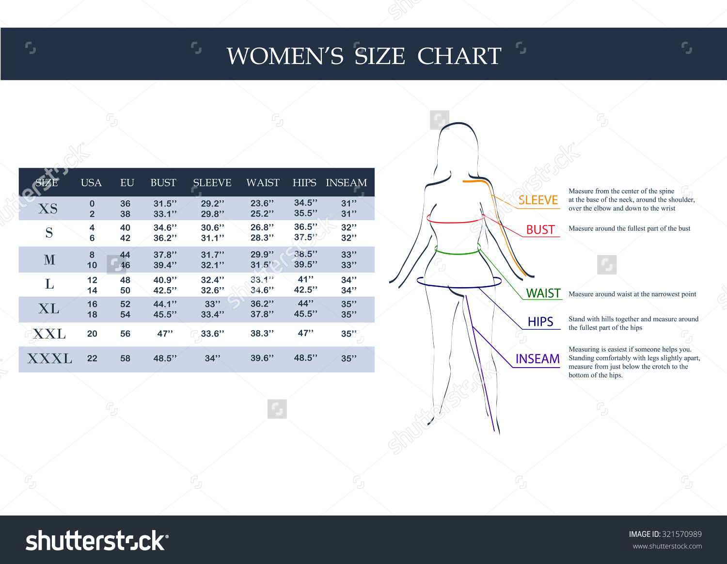 17  Clothing Size Chart Templates