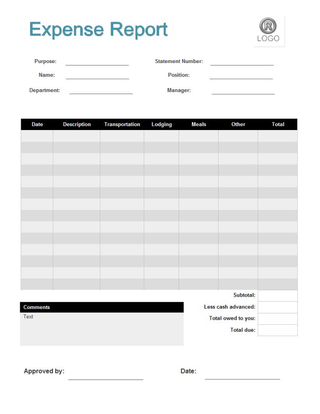 28+ Expense Report Templates - Word Excel Formats