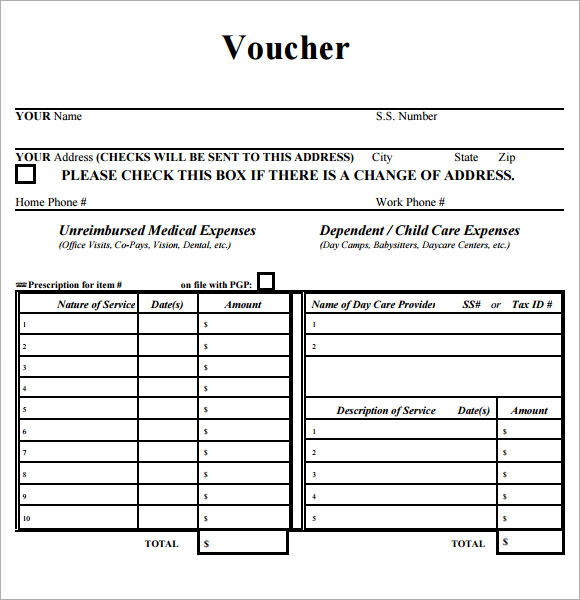 travel voucher format in excel