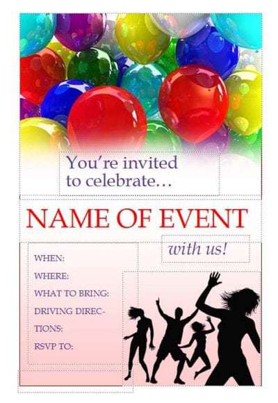 event flyer templates free download