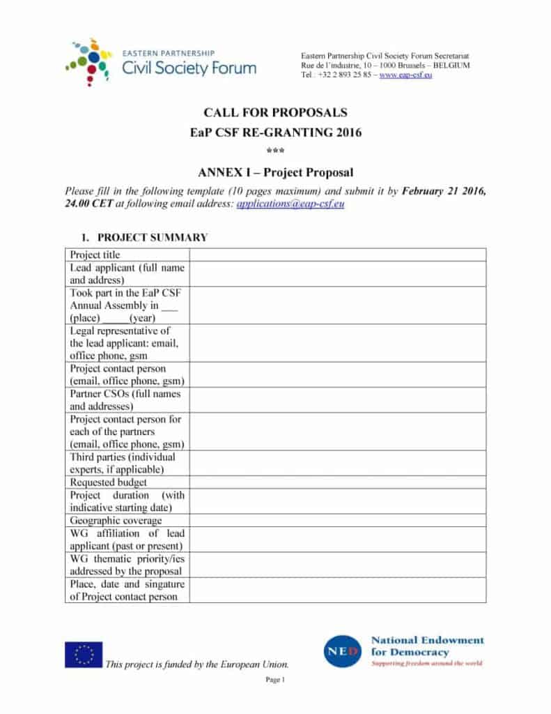 Signage Proposal Template