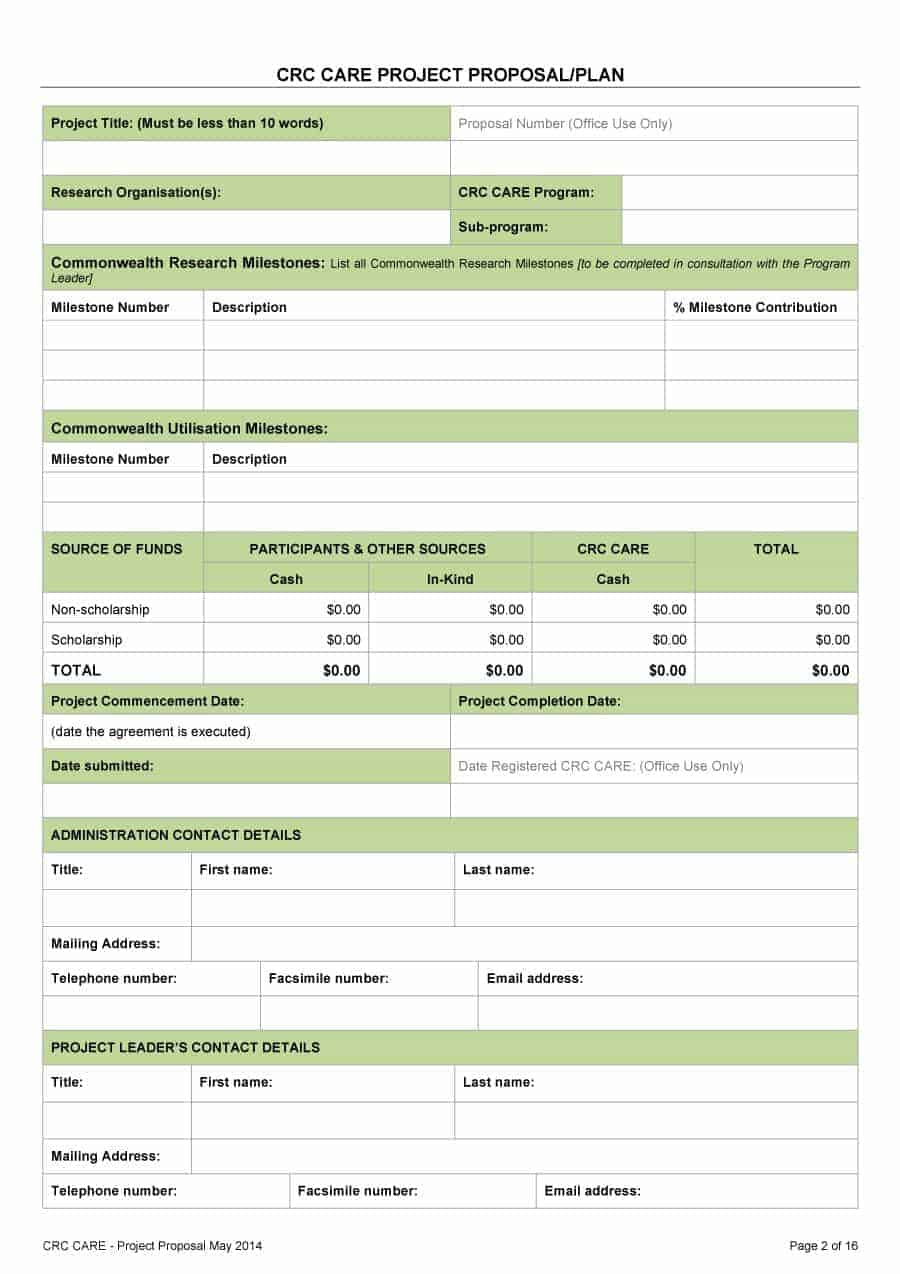 21 Free Word Proposal Templates In Word Excel PDF