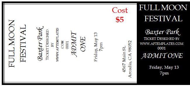 Numbered Event Ticket Template Free from www.wordtemplatesdocs.org