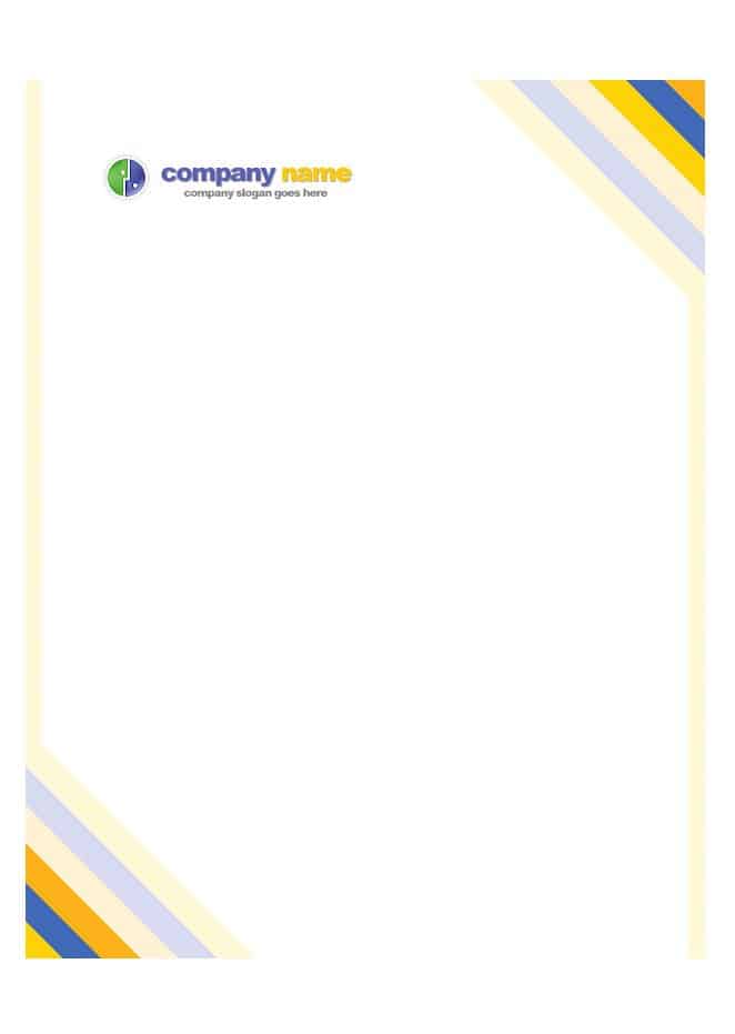 Letterhead Text Template