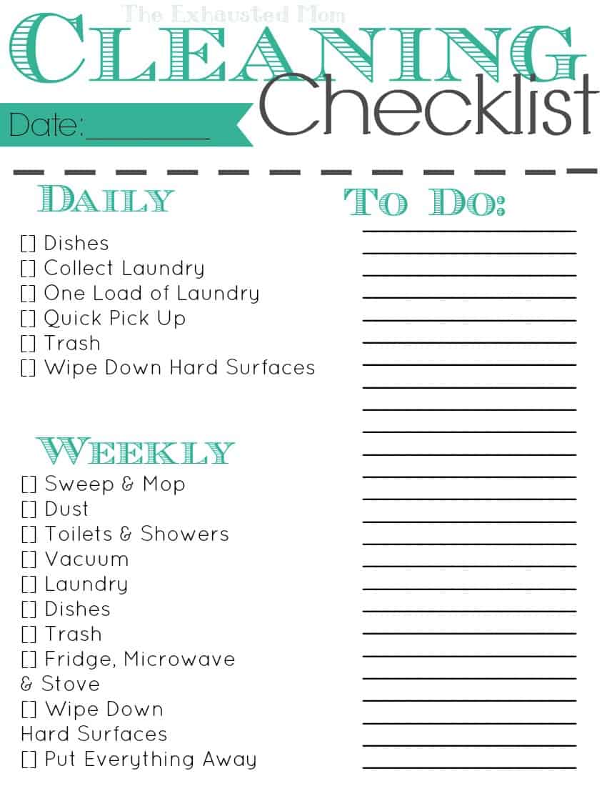 13-cleaning-checklist-templates-free-word-excel-formats