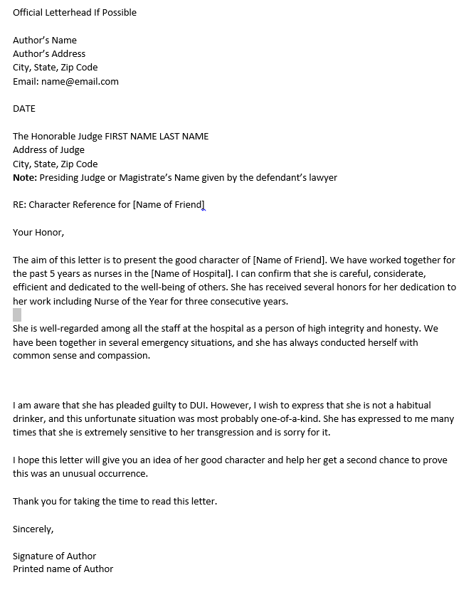 Friend Of The Court Letter Template from www.wordtemplatesdocs.org